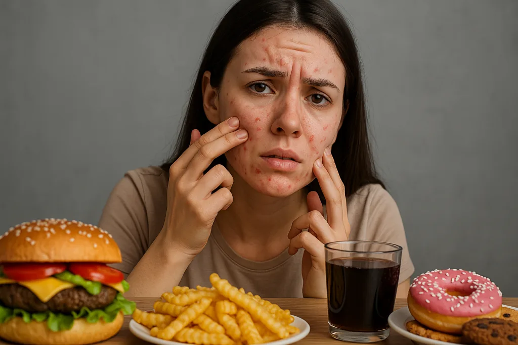 Stop Konsumsi Berlebihan! Pola Makan Ini Penyebab Jerawat Muncul