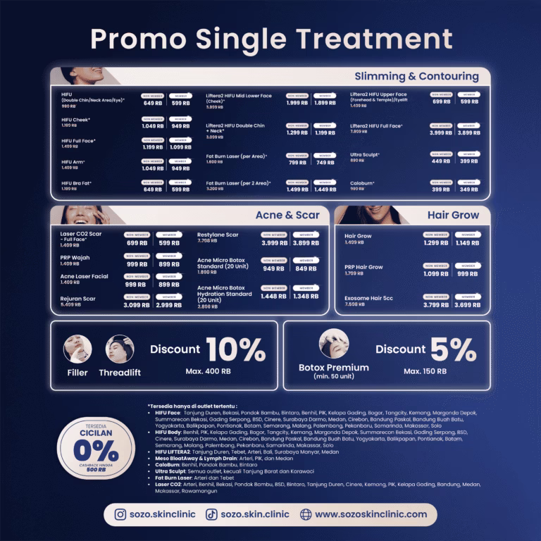 promo treatment di sozo 1