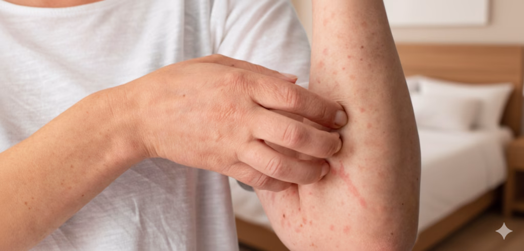 cara mengobati bintik merah pada kulit disertai gatal