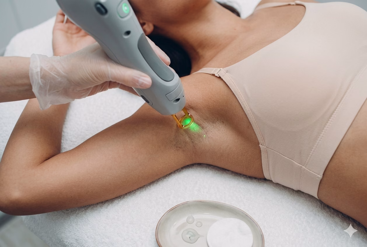 manfaat laser ketiak